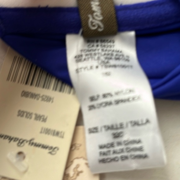 - NWT Kenneth Cole Halter Underwire Bra Swim Bikini Top 32C Deep Purple Blue - Picture 10 of 13